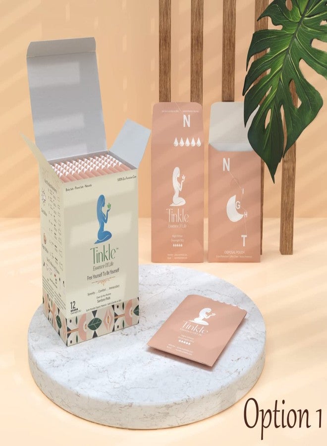 Tinkle Eco-Luxe Sanitary Pad for Women | XL Plus | 320mm Longer | Organic Cotton Sanitary Napkins | for Heavy Flow | All Night Protection | Rash-Free, Leak-Proof | Pack Of 13 | with Disposable Bags - Image 2